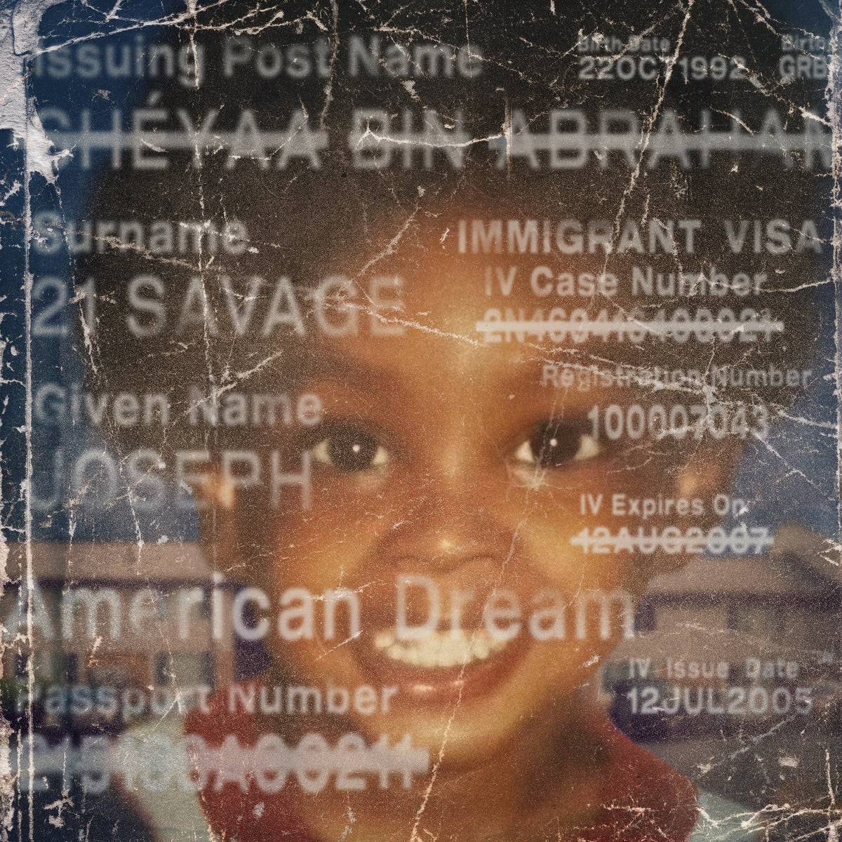 21 Savage — american dream, vinyl LP album cover