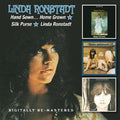 the album cover for Linda Ronstadt - Hand Sown Home Grown / Silk Purse / Linda Ronstadt