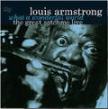 the album cover for Louis Armstrong - What a Wonderful World-The Great Satchmo Live