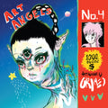 the album cover for Grimes - Art Angels