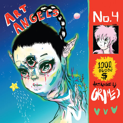the album cover for Grimes - Art Angels