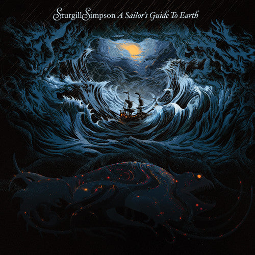 the album cover for Sturgill Simpson - A Sailor's Guide To Earth