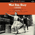 the album cover for Leonard Bernstein - West Side Story