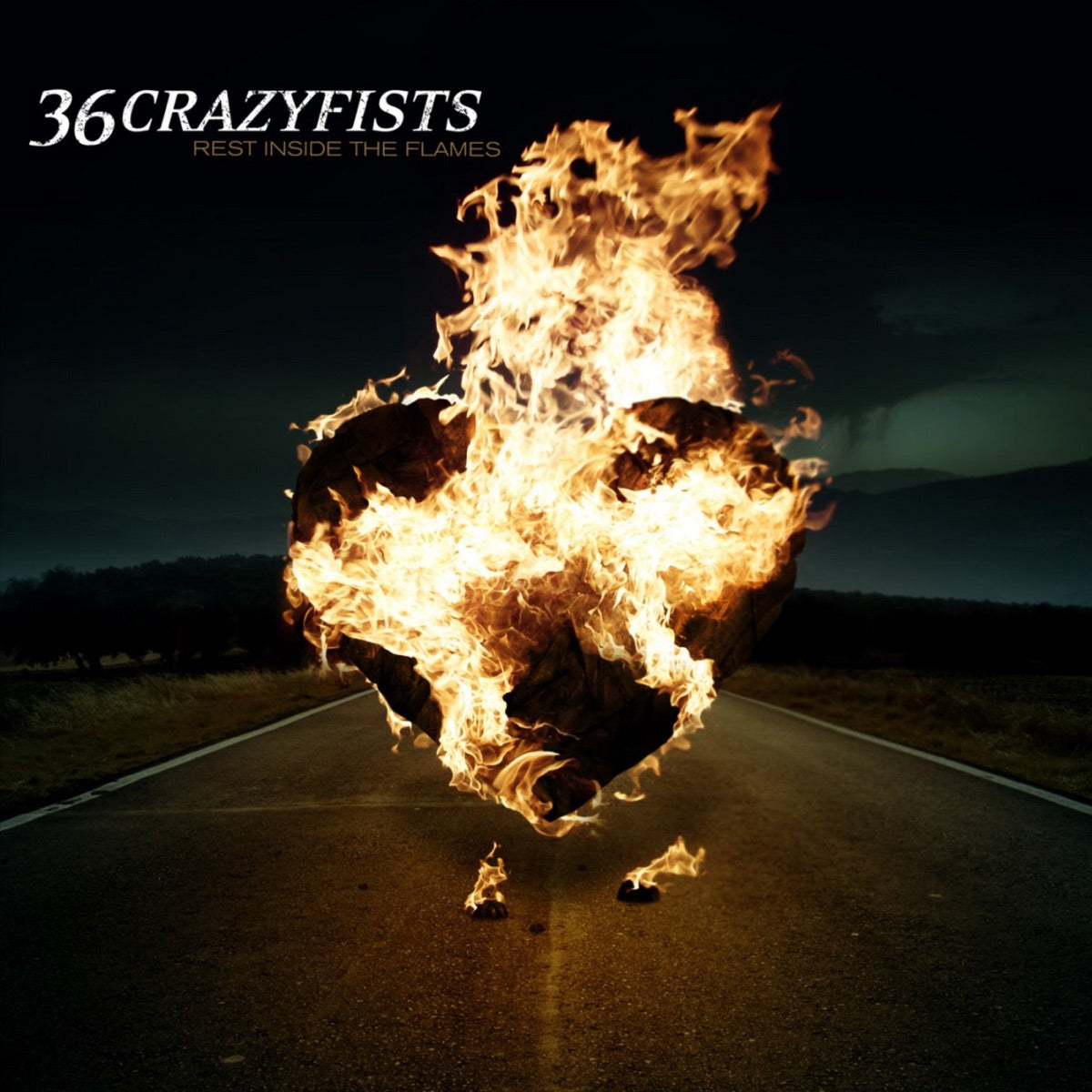 36 Crazyfists — Rest Inside the Flames, vinyl LP album cover