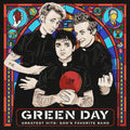 the album cover for Green Day - Greatest Hits: God's Favorite Band