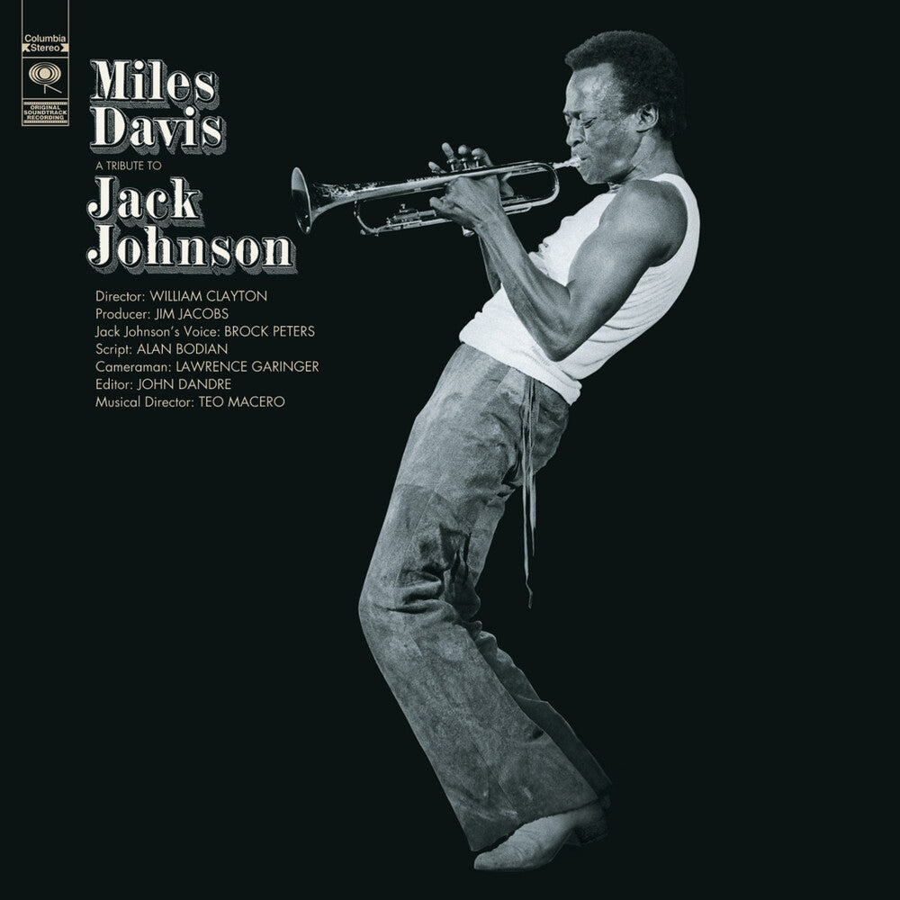 the album cover for Miles Davis - A Tribute To Jack Johnson