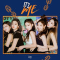 the album cover for ITZY - It'z Me (Random Cover) (Incl. 80pg Photobook, Frame Sleeve, Cover Postcard + 2 x Photocards)