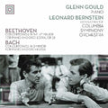 the album cover for Glenn Gould - Plays Beethoven Concerto 2 & Bach Concerto 1