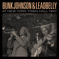 the album cover for Bunk Johnson & Lead Belly - Bunk Johnson & Leadbelly At New York Town Hall [LP]