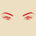 the album cover for Xiu Xiu - Oh No [Solid Cream & Solid Scarlet LP]