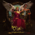 the album cover for Born Of Osiris - Angel Or Alien [Ultra Clear w/ Neon Pink & Black Splatter LP]