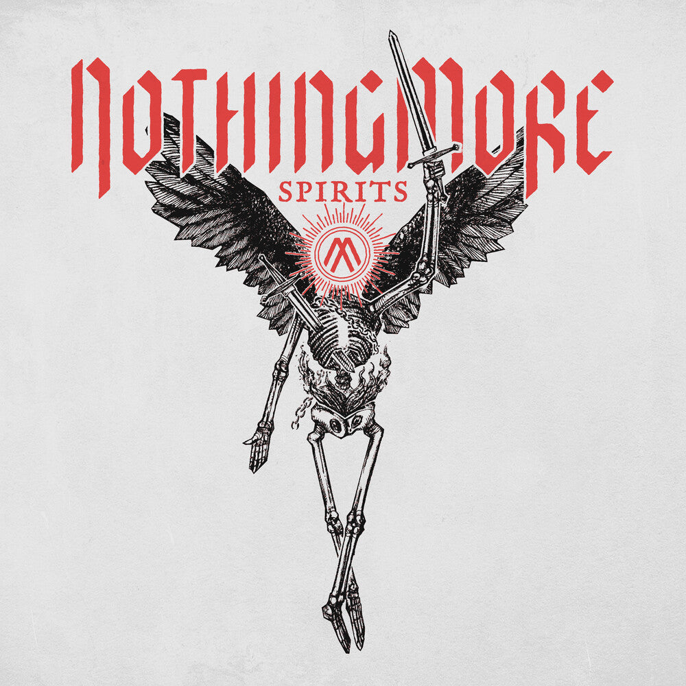 the album cover for Nothing More - Spirits (Z2 Comics) White W/Red Swirl [Colored Vinyl] (Red)