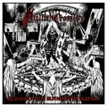 the album cover for Hellish Crossfire - Slaves Of The Burning Pentagram