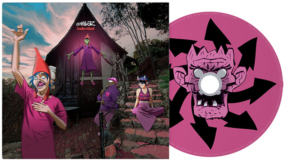 the album cover for Gorillaz - Cracker Island