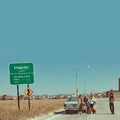 the album cover for Habibi - Anywhere But Here [Deluxe Coke Bottle Clear LP + 7in Single]