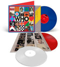 the album cover for The Who - Who (10in) (Blue) [Colored Vinyl] [Deluxe] (Red) (Can)
