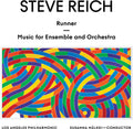 the album cover for Los Angeles Philharmonic, Susanna Mälkki - Steve Reich: Runner / Music for Ensemble & Orchestra [LP]
