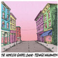 the album cover for Homeless Gospel Choir & Teenage Halloween - Homeless Gospel Choir & Teenage Halloween [Clear Vinyl]