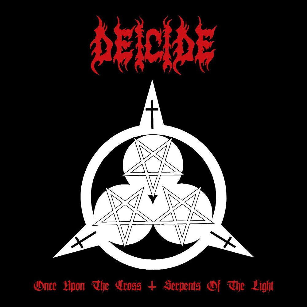 the album cover for Deicide - Once Upon The Cross / Serpents Of The Light (Uk)