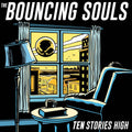 the album cover for The Bouncing Souls - Ten Stories High [Indie Exclusive Limited Edition Yellow, Blue & Black Twist LP]