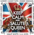 the album cover for Keep Calm & Salute Queen / Various (Colv) (Red) - Keep Calm & Salute Queen / Various [Colored Vinyl] (Red)