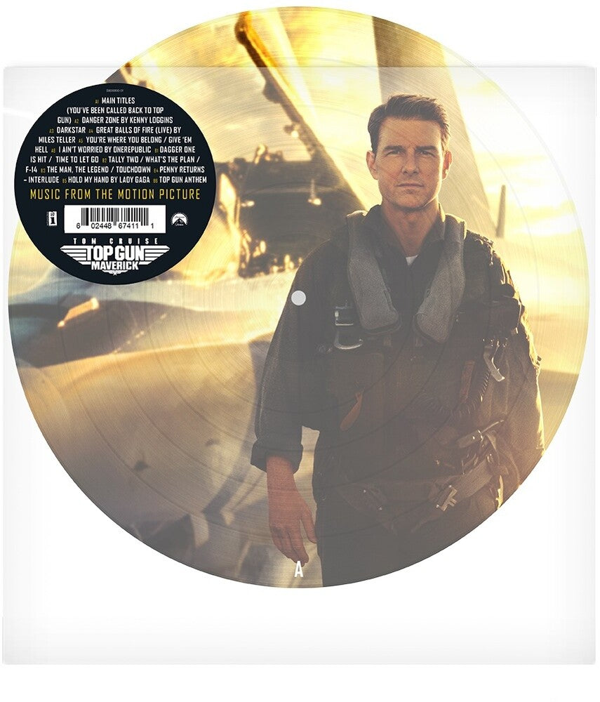 the album cover for Various Artists - Top Gun: Maverick (Music From The Motion Picture) [Picture Disc LP]