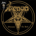 the album cover for Venom - Welcome To Hell [Splatter LP]