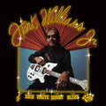 the album cover for Hank Williams Jr. - Rich White Honky Blues [Indie Exclusive Limited Edition Gold Splatter LP]
