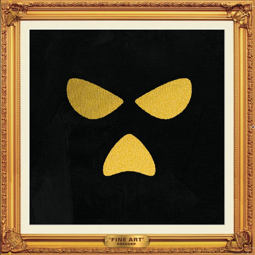 the album cover for Kneecap - Fine Art (Certified Gold Vinyl Edition)