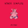 the album cover for Vince Staples - Cry Baby [UK Edition Baby Blue]