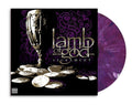 the album cover for Lamb Of God - Sacrament - 20th Anniversary [Blackened Purple]