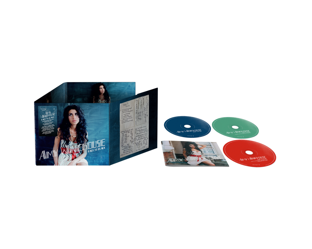the album cover for Amy Winehouse - Back To Black - 20th Anniversary [Deluxe 3 CD]