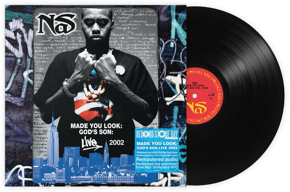 the album cover for Nas - Made You Look: God’s Son Live 2002 [LP]