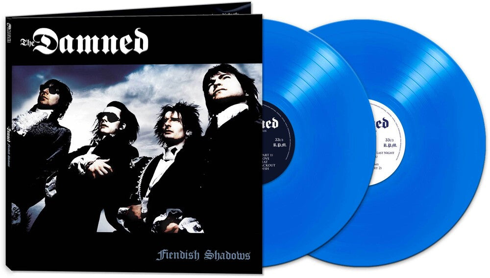the album cover for Damned - Fiendish Shadows - Blue (Blue) [Colored Vinyl]