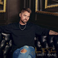 the album cover for Brett Young - Across The Sheets [Baby Blue LP]