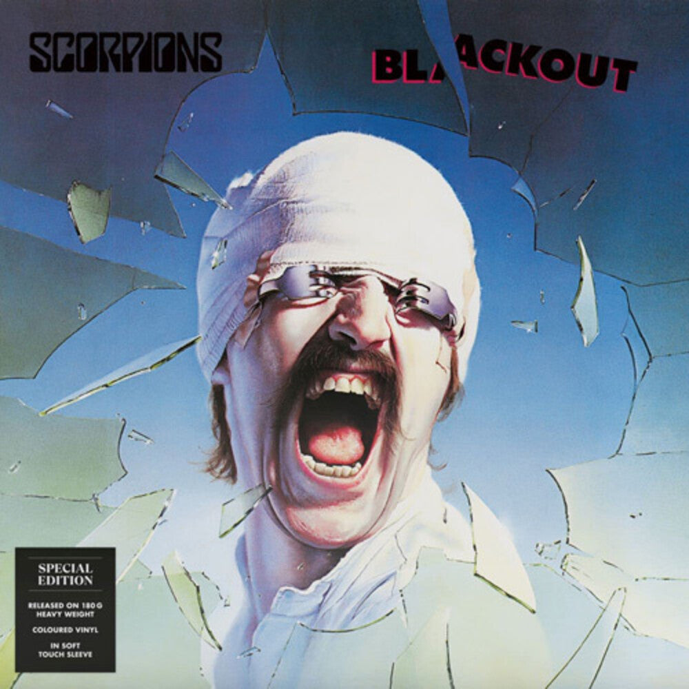 the album cover for Scorpions - Blackout [Clear Vinyl] [180 Gram] (Uk)