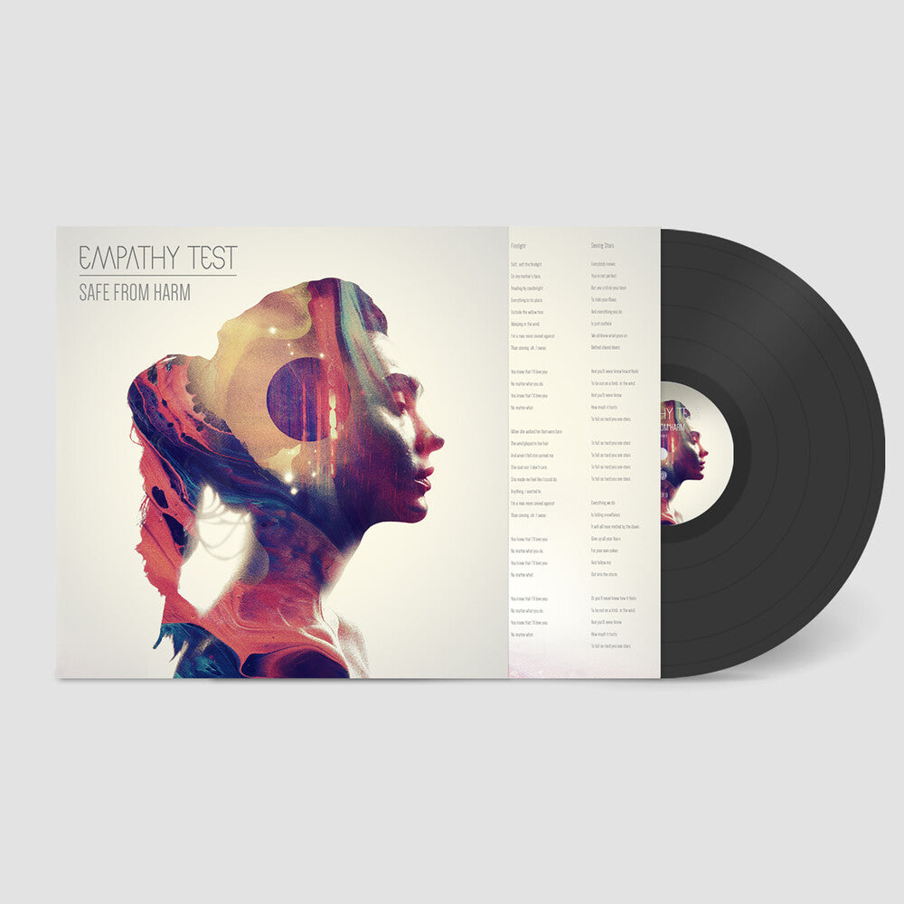 the album cover for Empathy Test - Safe From Harm (Blk)