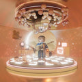 the album cover for Carrtoons - Saturday Night [Gold LP]