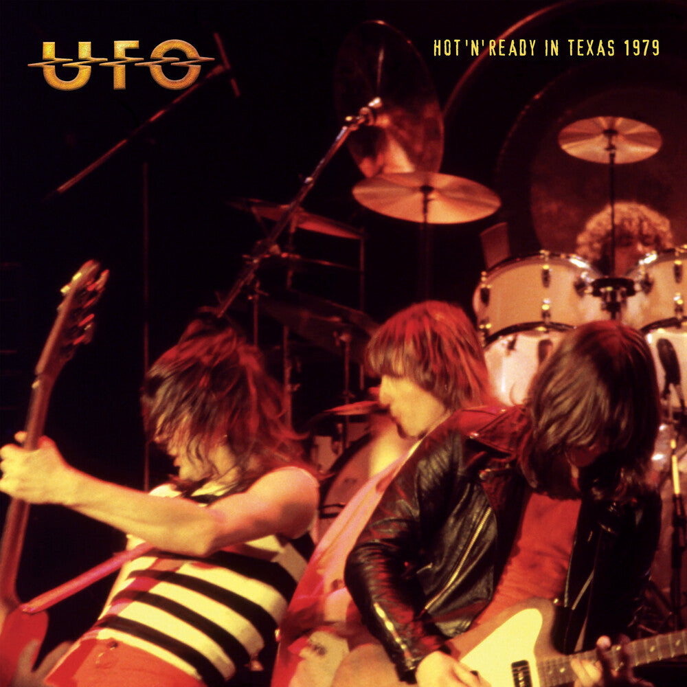the album cover for UFO - Hot N' Ready In Texas 1979 - Red [Colored Vinyl] (Red)