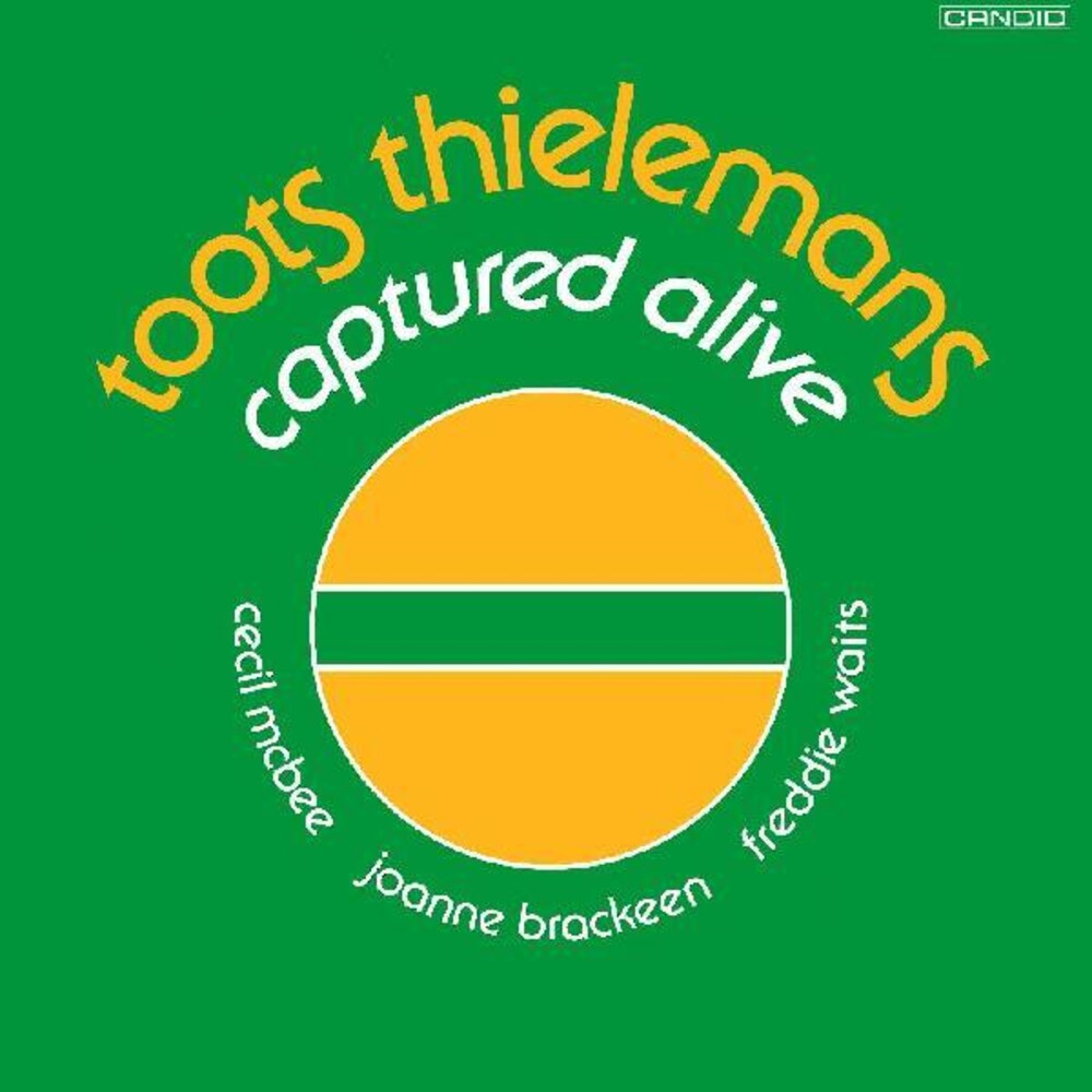 the album cover for Toots Thielemans - Captured Alive