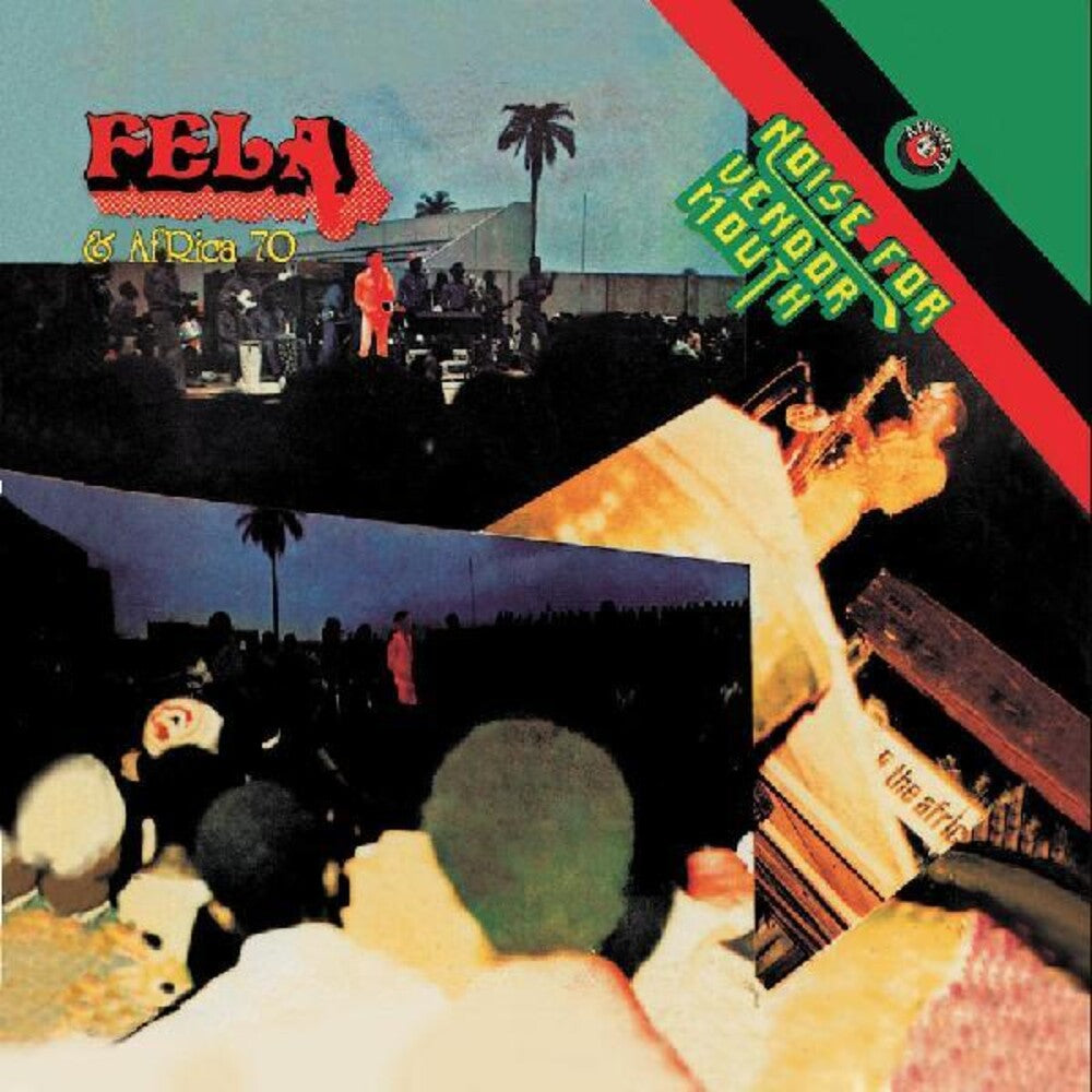 the album cover for Fela Kuti - Noise For Vendor Mouth [Clear Vinyl] (Red)