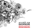 the album cover for Orgone - Chimera [Opaque Yellow LP]