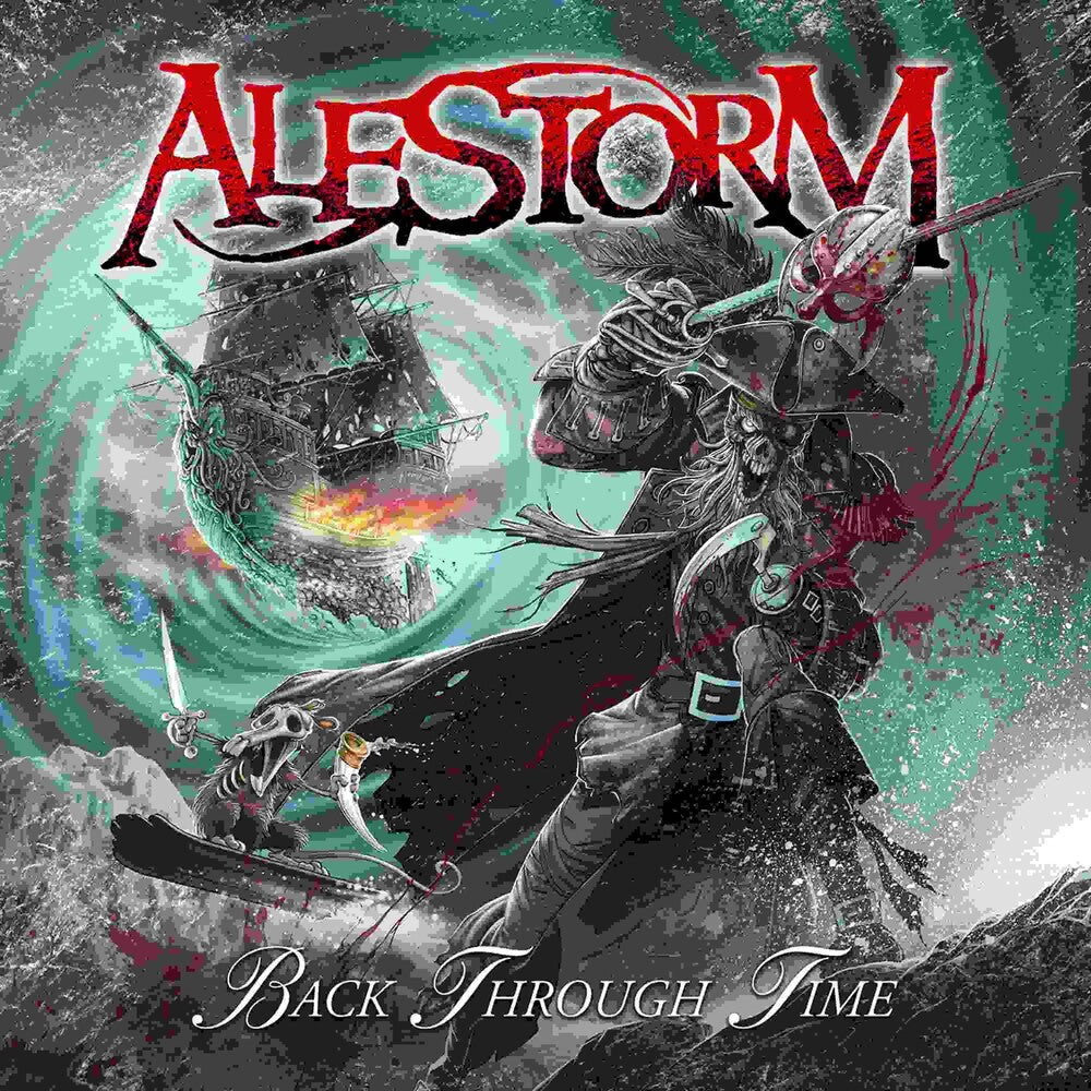 the album cover for Alestorm - Back Through Time