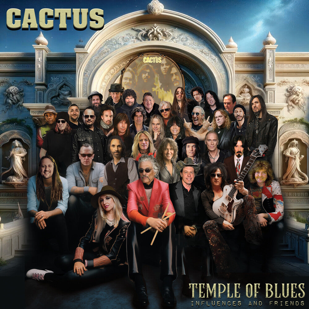 the album cover for Cactus - Temple Of Blues [Colored Vinyl] (Red) [Reissue]