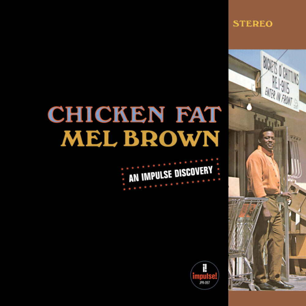 the album cover for Mel Brown - Chicken Fat [Clear Vinyl]