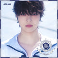 the album cover for &TEAM - Aoarashi - Member Solo Jacket: Ej (Pcrd) (Phot)