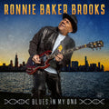 the album cover for Ronnie Baker Brooks - Blues In My DNA [Blue LP]