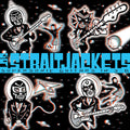the album cover for Los Straitjackets - Supersonic Guitars In 3-D (Blue) [Colored Vinyl] [Clear Vinyl]