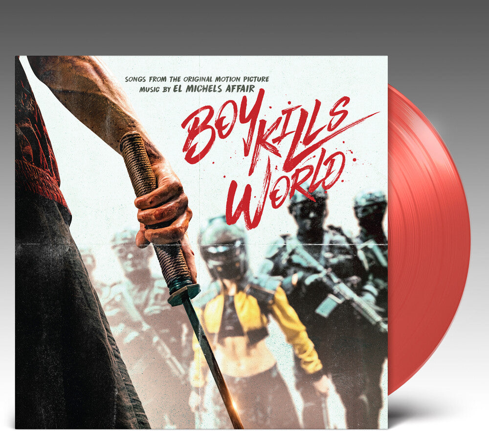 the album cover for El Michels Affair (Colv) (Ltd) (Red) - Boy Kills World (Songs From The Original Motion)
