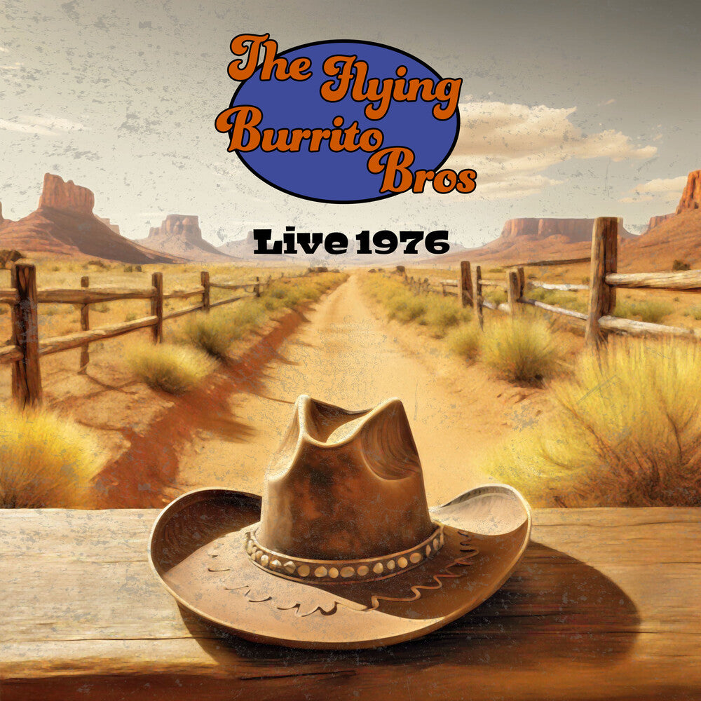 the album cover for Flying Burrito Brothers - Live 1976